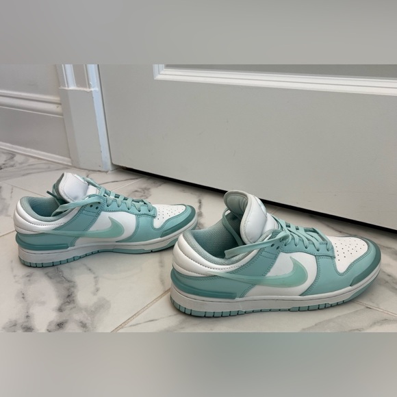 Women’s Nike Dunk Lows in Teal - Picture 2 of 11